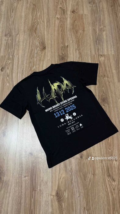 Черна тениска Luda