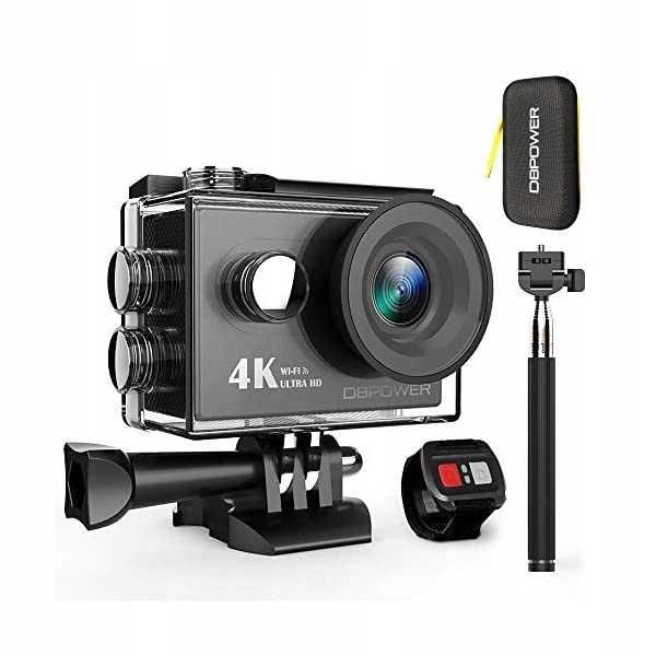 Action Camera 4K, wifi, DBPOWER, waterproof, sigilat!