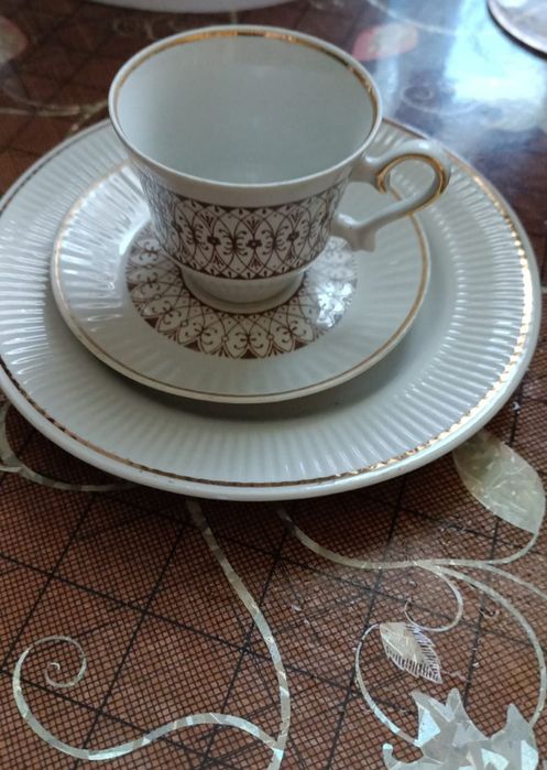 Сервиз кофейный СССР сост отл винтаж Барановка Вечерняя мелодия