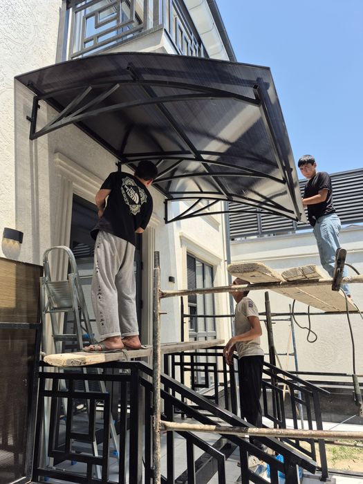 Решотка, Навес,Перила, Ограждения, Лексан. Металлоконструкция