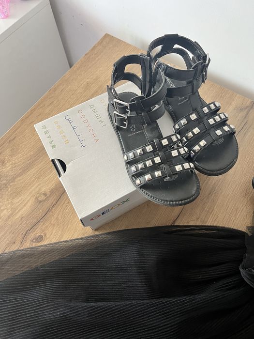 Рокля H&M и сандали Geox