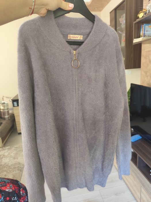 Дамска жилетка в лилав цвят