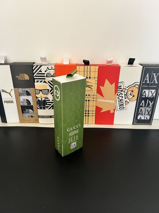 Set 6 perechi de sosete lungi GUCCi calitate deosebita cadoul perfect