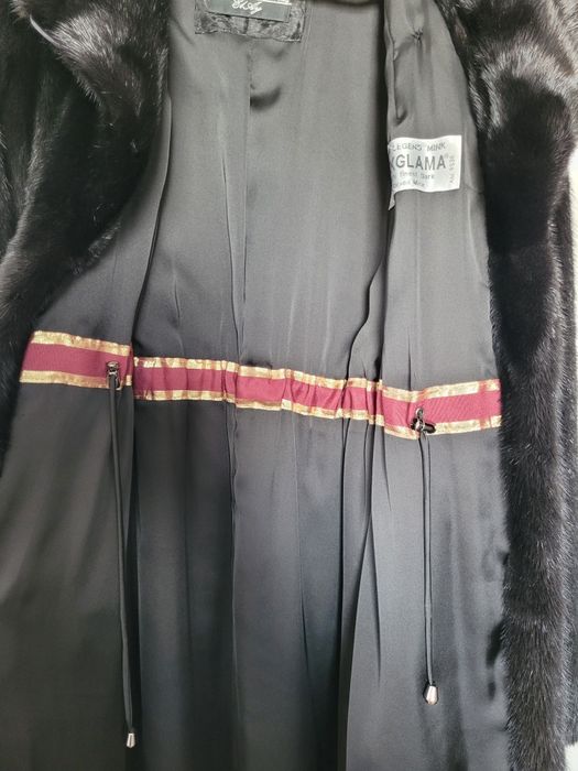 Норковая шуба Black Glama