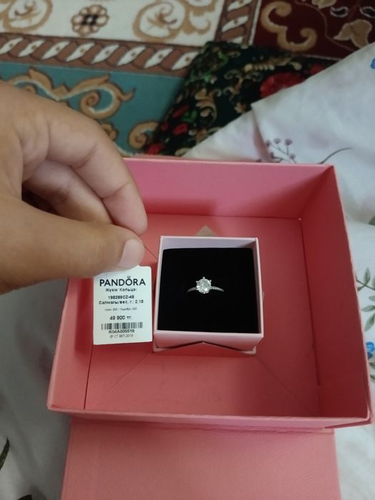 Продам кольца серебро 925 pandora размер 48