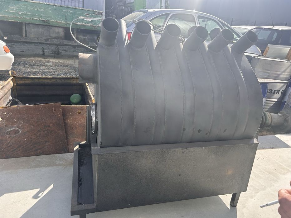 Печка canada на дърва и пелети