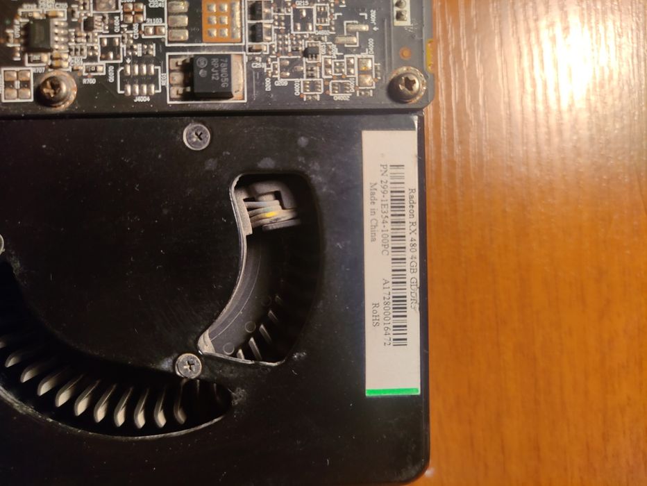 Видеокарта rx480 4