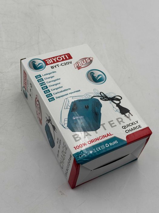Зарядное устройство Biyoti BYT-C20V | 21 В | 8 А | Быстрая зарядка
