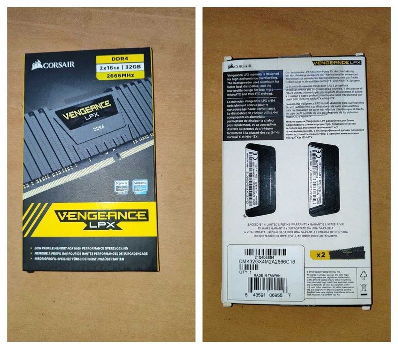 Продам топовую оперативку Corsair Vengeance LPX DDR4 32GB