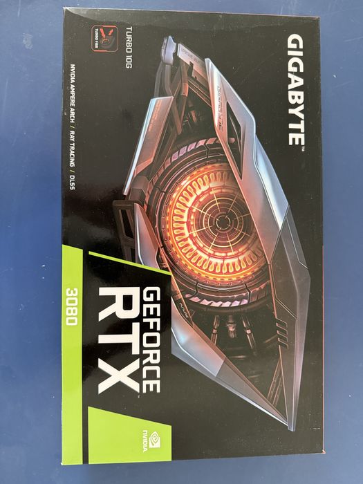 rtx 3080 gigabate 10гб видеокарта