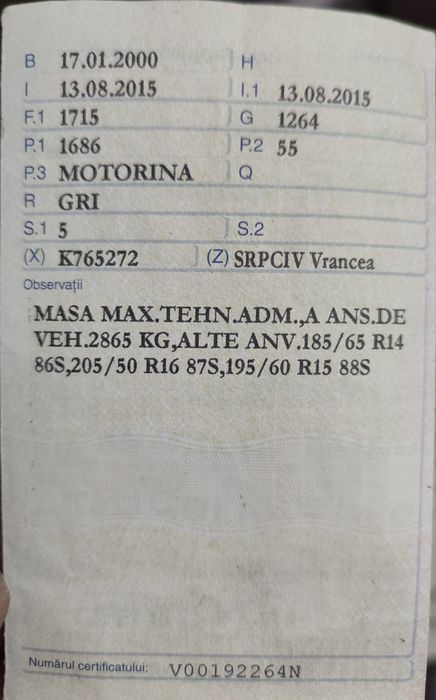 Opel Astra an 2000