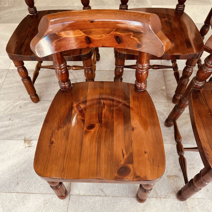 Масивни италиански дървени столове – Rustic / Country стил
