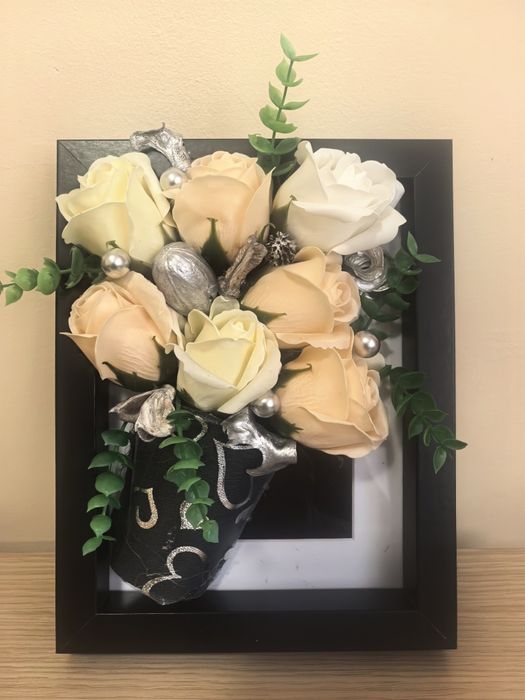 3D картина със сапунени рози