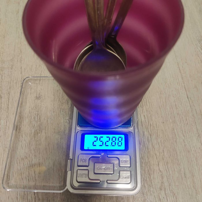 Ложки серебро, проба 875