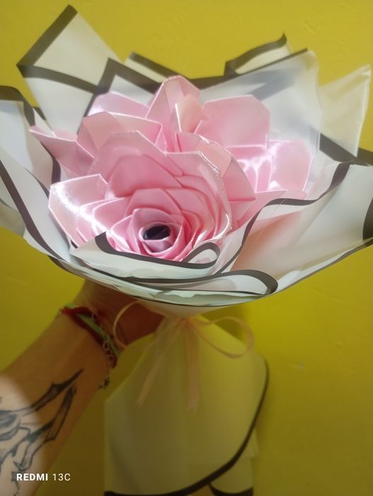 Сатенени вечни  букети