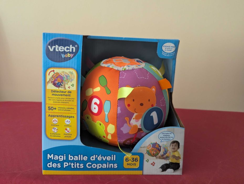 Интерактивна музикална топка за бебета Vtech