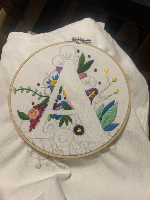 бродиране на надписи, рисунки и др.