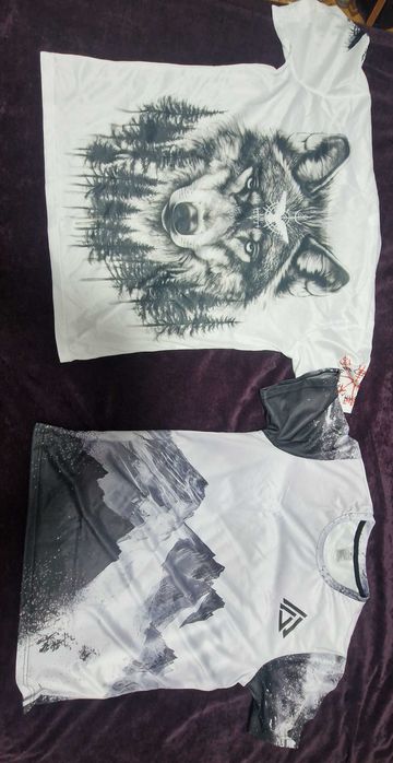 Tricou cu imprimeu munte