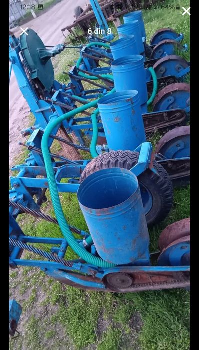 Samanatoare de porumb sau schimb cu disc purtat