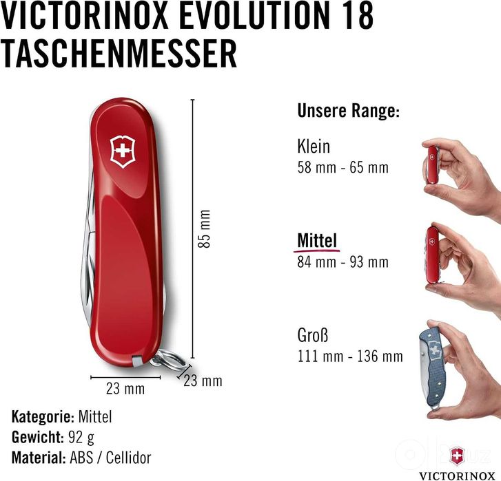 Швейцарский карманный нож Victorinox Evolution 18 Pocket Knife! Новый!