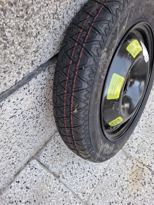 Резервна гума тип патерица за пежо 3008 размер 135/90 по16 4 по 108 чисто нова.