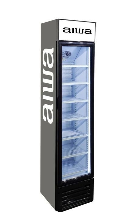Узкие витринные холодильники сигаретки AIWA japan оптом