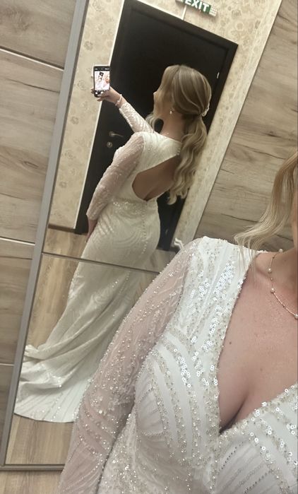 Rochie deosebită de mireasa, facută pe comanda + voal cadou!