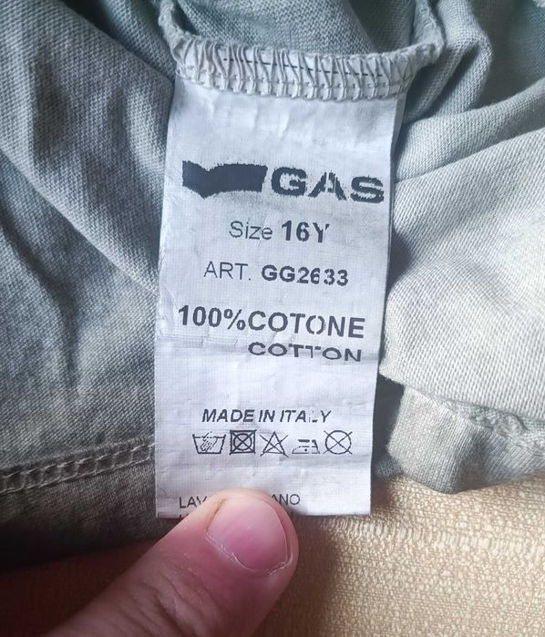 Продавам момичешка / дамска тениска с дълъг ръкав GAS Jeans Italy - S