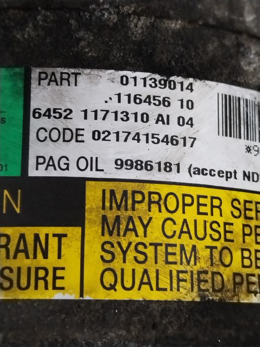 compresor ac mini cooper (2001-2006) 1.6 benzina 2005