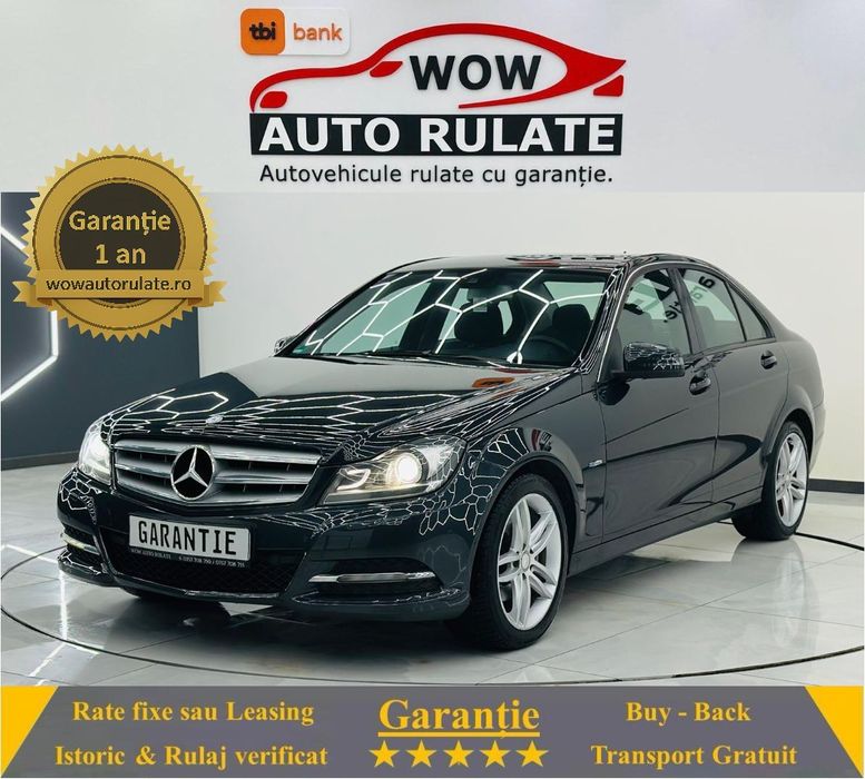 Mercedes-Benz C 2011 2.2D E5 Garantie 12 Luni Rate Avans 0 Doar Cu Buletinul