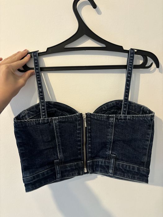 Корсет джинсовый размер S