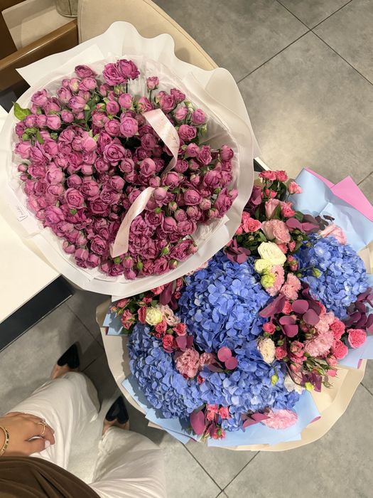 Свежие букеты, сегодняшние