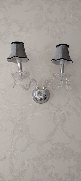 на стенные бра хрустальные