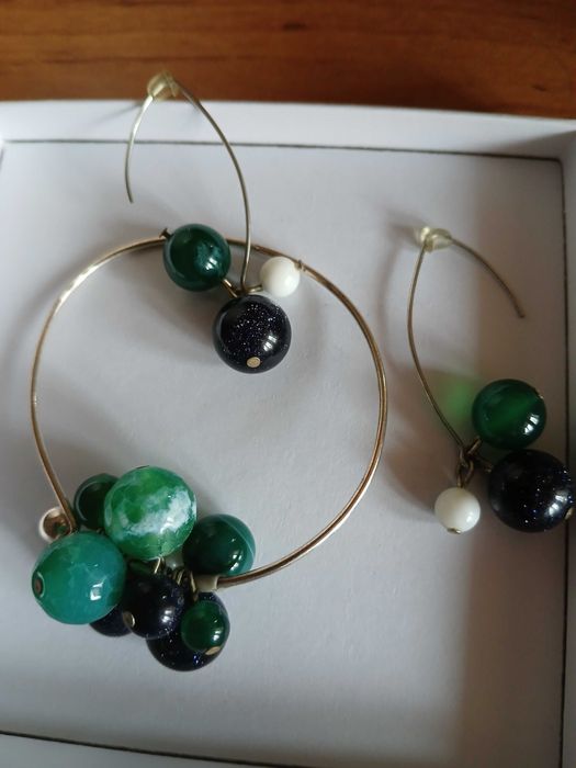 Бижу - комплект гривна с обеци