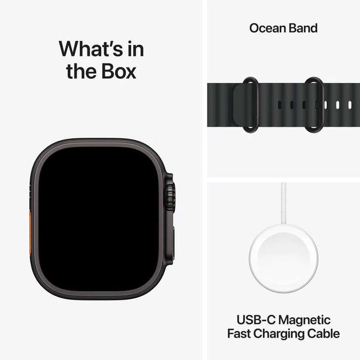 НОВ! Apple Watch Ultra 3 5G 2025 49mm Black Ocean Band Гаранция!