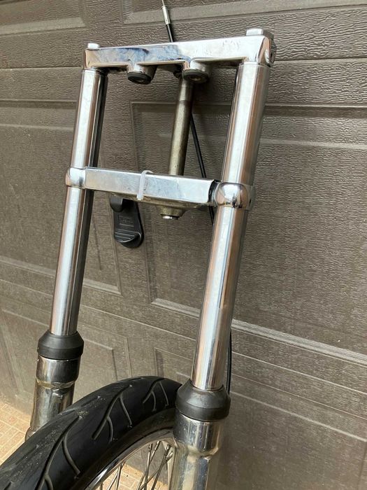 Furca completa fata, roata, roata spate Harley WG, Softail