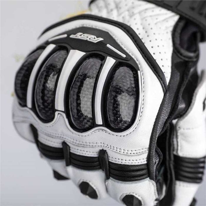 Ръкавици кожени  RST Tractech EVO 4 мото мотор Бели XS/XXL