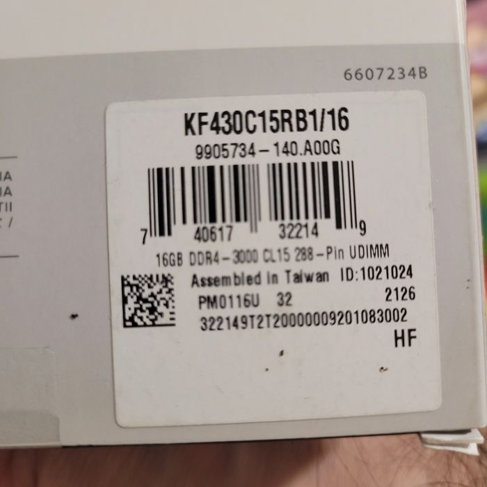 Kingstone 16GB x 2 Renegade