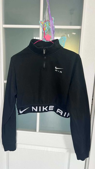 Дамска блуза Nike NSW AIR FLC TOP BLACK