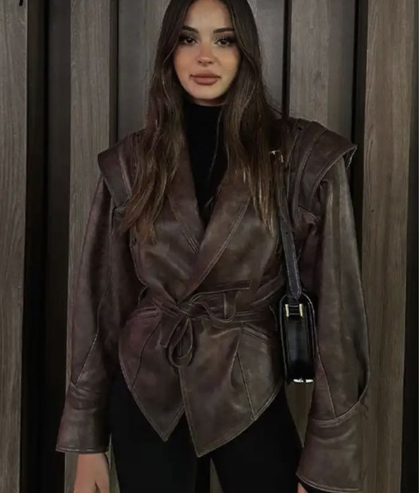 Косуха эко кожа шоколад