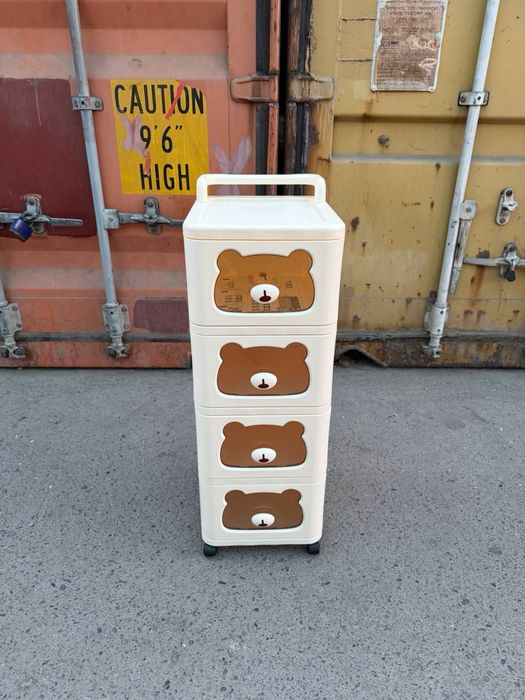 4-х уровневый комод органайзер на колёсах «Bear Design»