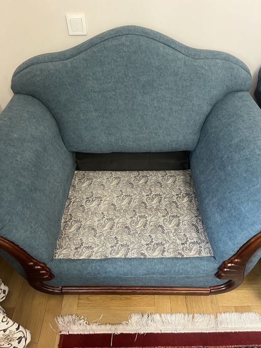 Мягкая мебель софа и кресло