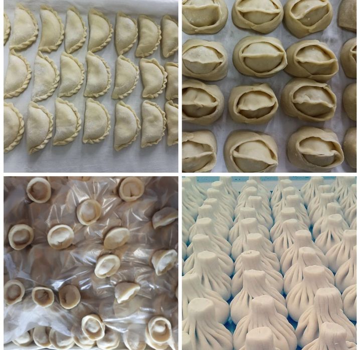 Манты, пельмени, вареники, салаты