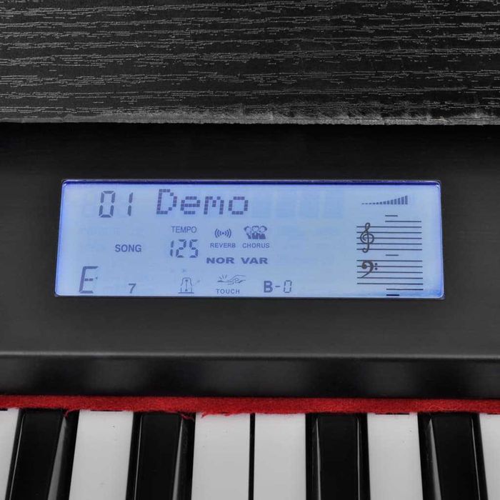Pian electronic pian digital cu 88 clape și stativ partituri