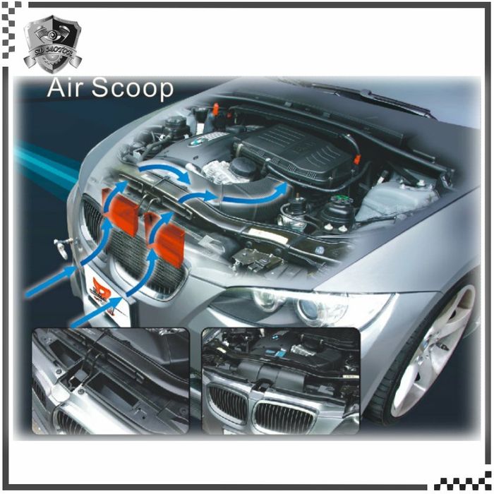 въздухозаборници Bmw e90,e91.e92,въздуховоди_air.scoop