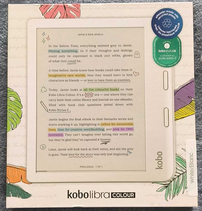 Електронен четец на книги Цветен Kobo Libra Colour