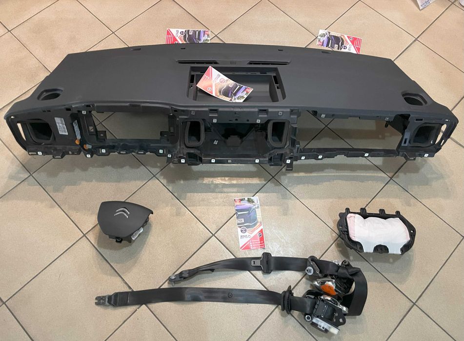 Citroen Jumpy kit airbag volan pasager - plansa de bord - set centuri