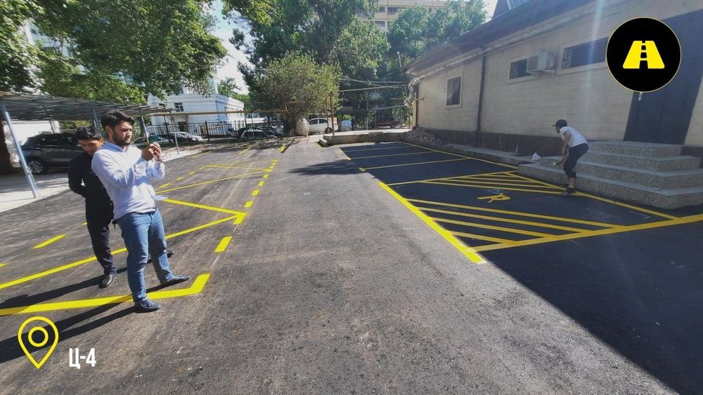 Дорожная разметка / Yo'l Razmetka chiziq chizamiz