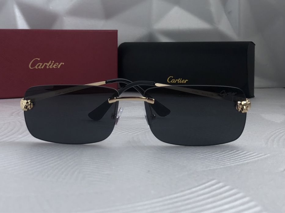 Мъжки слънчеви очила правоъгълни 2 цвята черни кафяви дамски унисекс