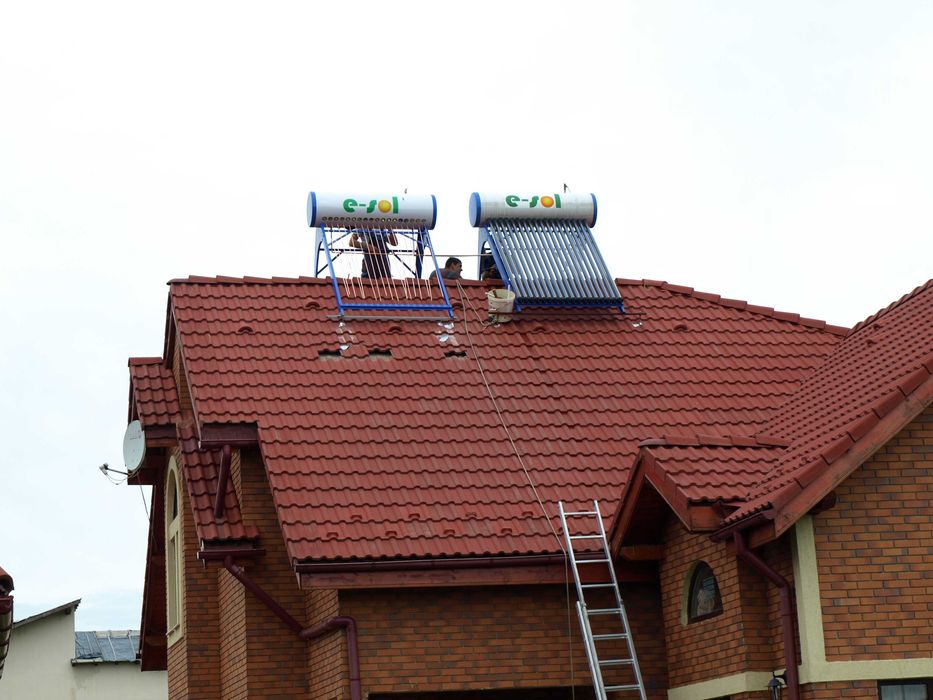 Panouri solare - Sistem presurizat incalzire apa menajera, 160l, 2 bucati